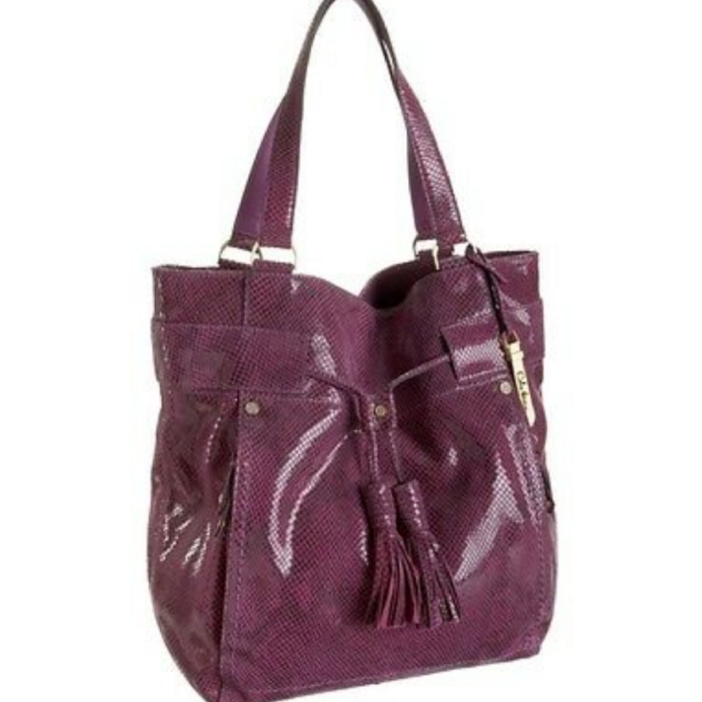 Cole Haan drawstring tote plmra marabelle print curved shoulder bag